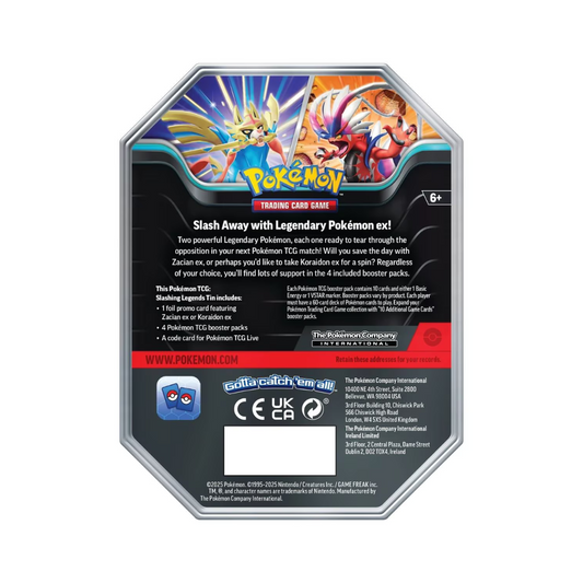 Pokémon - Slashing Legends Koraidon ex Tin