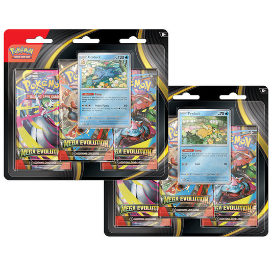 Pokémon Mega Evolution (ME01) 3-Pack Blister