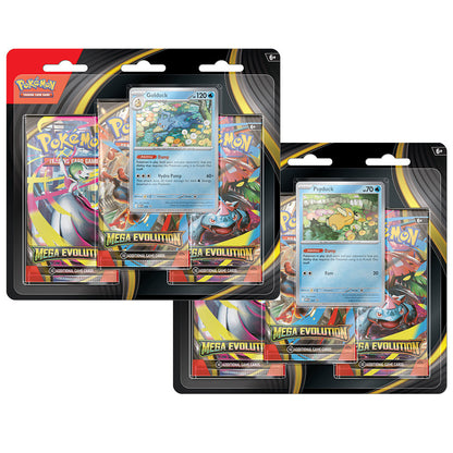 Pokémon Mega Evolution (ME01) 3-Pack Blister