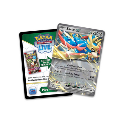 Pokémon - Slashing Legends Zacian ex Tin