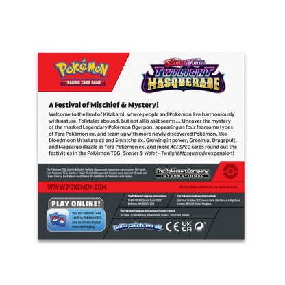 Pokémon Twilight Masquerade (SV06) Booster Box