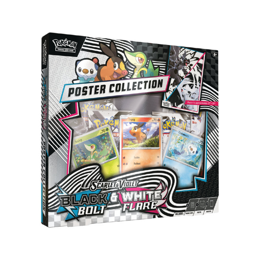 Pokémon  Black Bolt & White Flare (SV10,5) - Unova Poster Collection