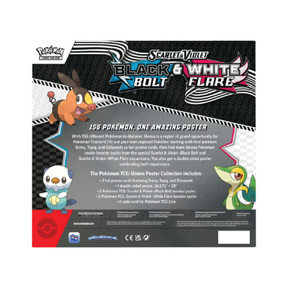 Pokémon  Black Bolt & White Flare (SV10,5) - Unova Poster Collection